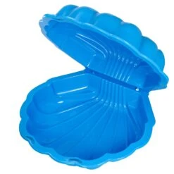 Sandmuschel 88x102x21 Cm Aus Kunststoff Mit Deckel