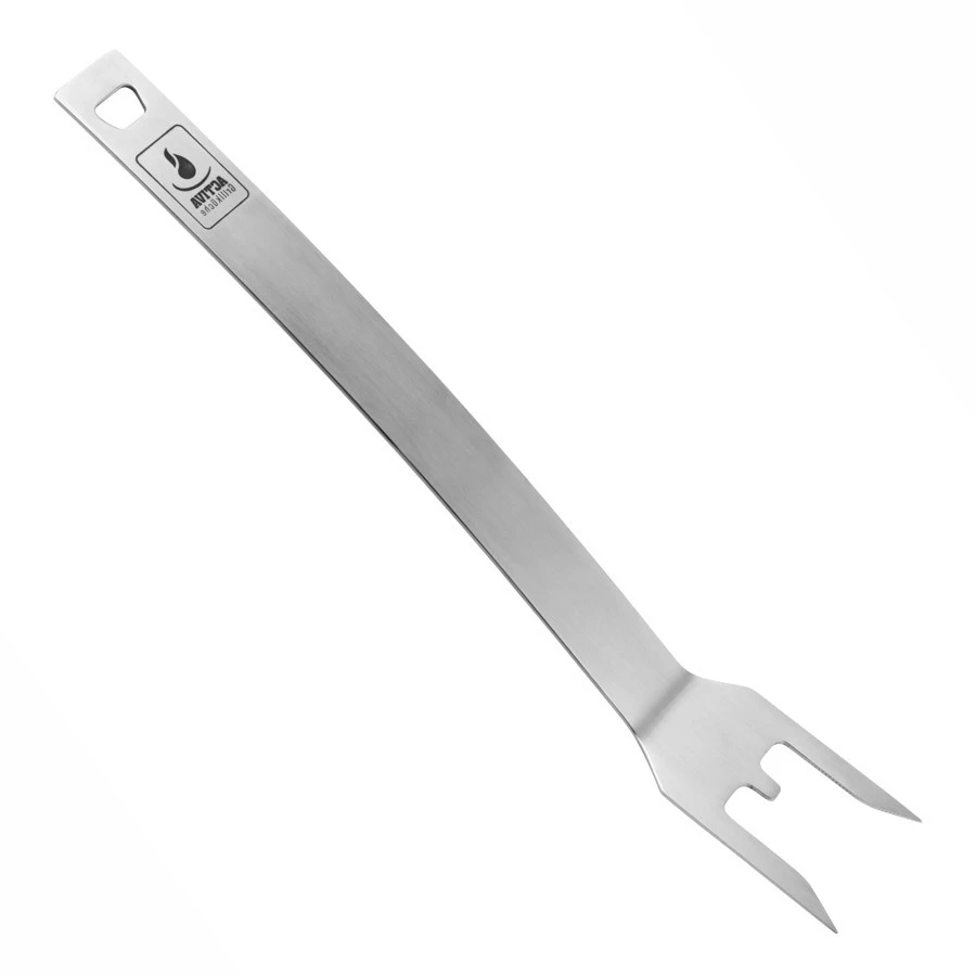 Grillgabel 42cm Edelstahl Fleischgabel Grill Gabel Grillbesteck Grillzubehör 1 Grillgabel 42cm Edelstahl Fleischgabel Grill Gabel Grillbesteck Grillzubehör