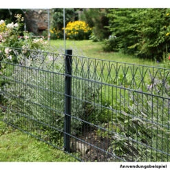 Gartenzaun-Dekorelement Bergen, 2000 X 200 Mm, RAL 7016 Anthrazit -Garten Lust 117120098 117120096 GAH DSM Aufsatz AWB 01 1 1000 jpg 1280x1280