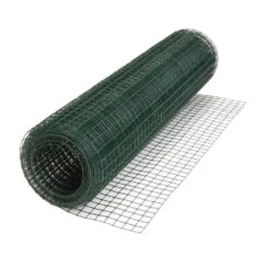 Vierkantgeflecht 0,5 X 5 M Aus Kunststoffbeschichtetem Stahldraht 19 X 19 Mm