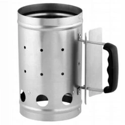 Anzündkamin Verzinkt 16 X 27 Cm Mit Hitzeschutzblech