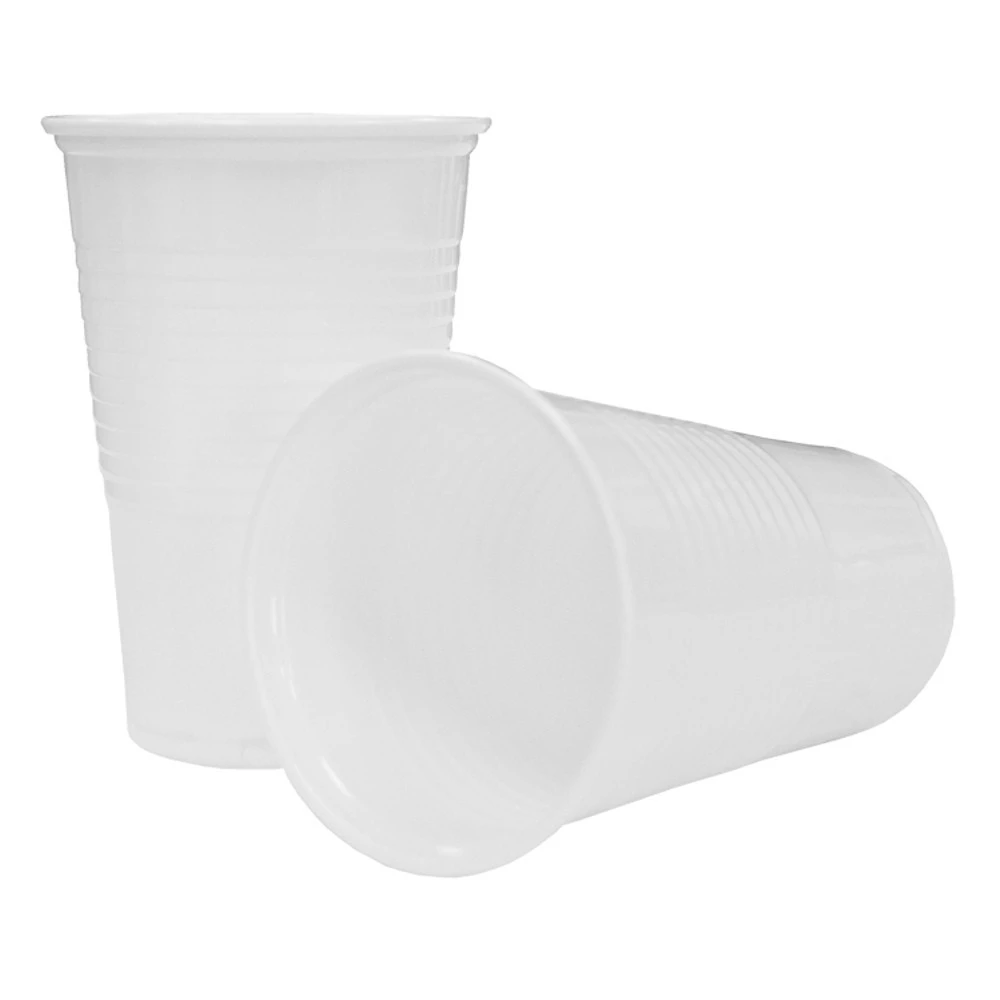 Trinkbecher 25 Stück 0,2 L Weiß Aus Kunststoff 1 Trinkbecher 25 Stück 0,2 L Weiß Aus Kunststoff