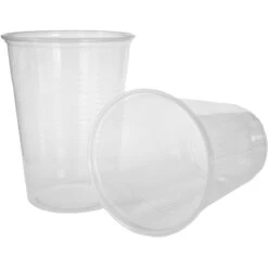 Trinkbecher Klar, 0,4 Liter, 50 Stück, Kunststoff
