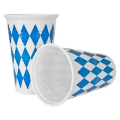 Trinkbecher 10 Stück In Bayrisch Blau