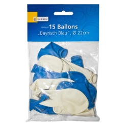 Luftballons Bayrisch Blau 15 Stück