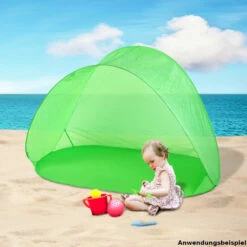 Strandmuschel Pop-Up In Verschiedenen Farben 13 Strandmuschel Pop-Up In Verschiedenen Farben -Garten Lust 182011034 4036812231390 Strandmuschel Pop UP 150x70x97cm jpg 1280x1280