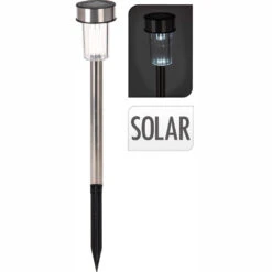 LED Garten Solarleuchte 33 X 4,6 Cm Mit Bodenspieß