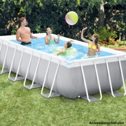 XXL Swimming Pool Rechteckig Mit Rahmen Und Leiter -Garten Lust 26788GN 6941057414461 191100002 Xl Pool Set 1000 jpg 1280x1280