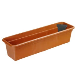 Balkonkasten 59 Cm Mit Bewässerungseinsatz In Terracotta
