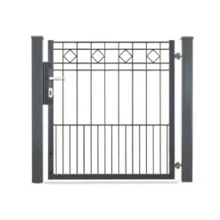 Torpaket Turin 1-flügelig 1,0 M Anthrazit Verzinkt Pulverbeschichtet