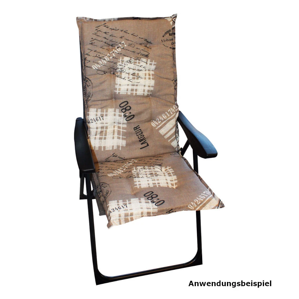 Hochlehner Auflagen Mit Kordeln, Verschiedene Designs 3 Hochlehner Auflagen Mit Kordeln, Verschiedene Designs – Bild 3