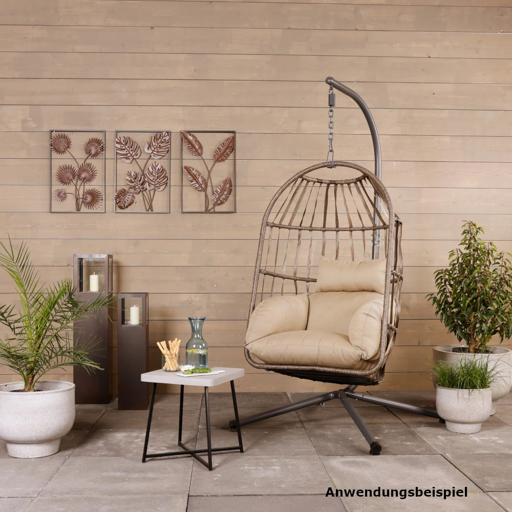 Nida Hängekorb Wicker Braun Ø 95 Cm 2 Nida Hängekorb Wicker Braun Ø 95 Cm – Bild 2