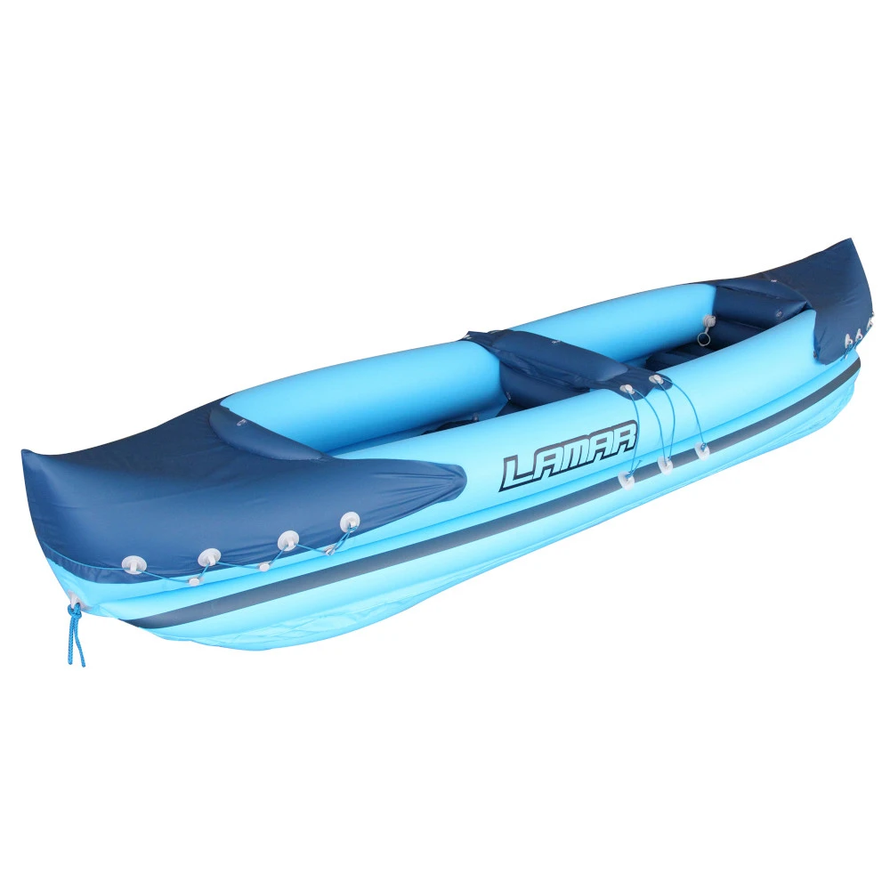 Kajak Aufblasbar Aus PVC Mit Zubehör Und Reparaturflicken 2 Kajak Aufblasbar Aus PVC Mit Zubehör Und Reparaturflicken – Bild 2