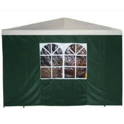 Seitenteil Mit Fenster Für Pavillon 3 X 3 M, Grün
