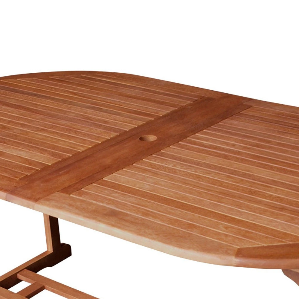 Gartentisch Lago, Ausziehbar, 180/260 X 100 X 75 Cm, Eukalyptus-Holz Geölt 3 Gartentisch Lago, Ausziehbar, 180/260 X 100 X 75 Cm, Eukalyptus-Holz Geölt – Bild 3