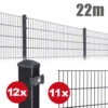 Zaunpaket PICO Ca. 1,2 M X 22 M Anthrazit Verzinkt Pulverbeschichtet