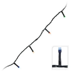 Lichterkette 180s LED Bunt