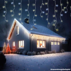 LED-Lichterkette Eiszapfen-Vorhang Mit 100 LEDs -Garten Lust 2QA2yURtwlNfJ1L 1280x1280