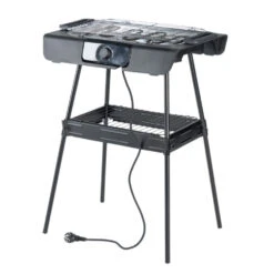 2in1 Grill, Tisch- Und Standgrill Elektrisch 2000 W Schwarz