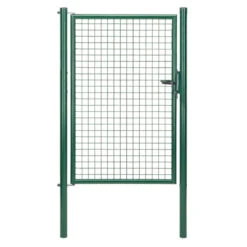 Wellengitter-Einzeltor 1000 X 1500 Mm RAL 6005 Moosgrün