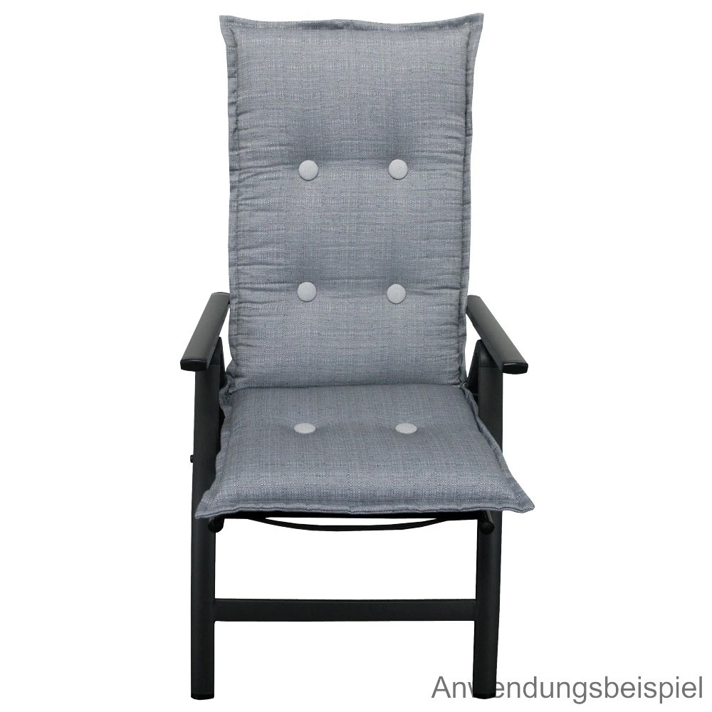 Auflage Hochlehner Baltimore Grau 119 X 50 X 9 Cm Aus Baumwolle Und Polyester 1 Auflage Hochlehner Baltimore Grau 119 X 50 X 9 Cm Aus Baumwolle Und Polyester