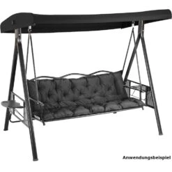 Hollywoodauflage 3 Sitzer 160x5x50 Cm, In Anthrazit -Garten Lust 2QMHNAaPOv2HJao 1280x1280