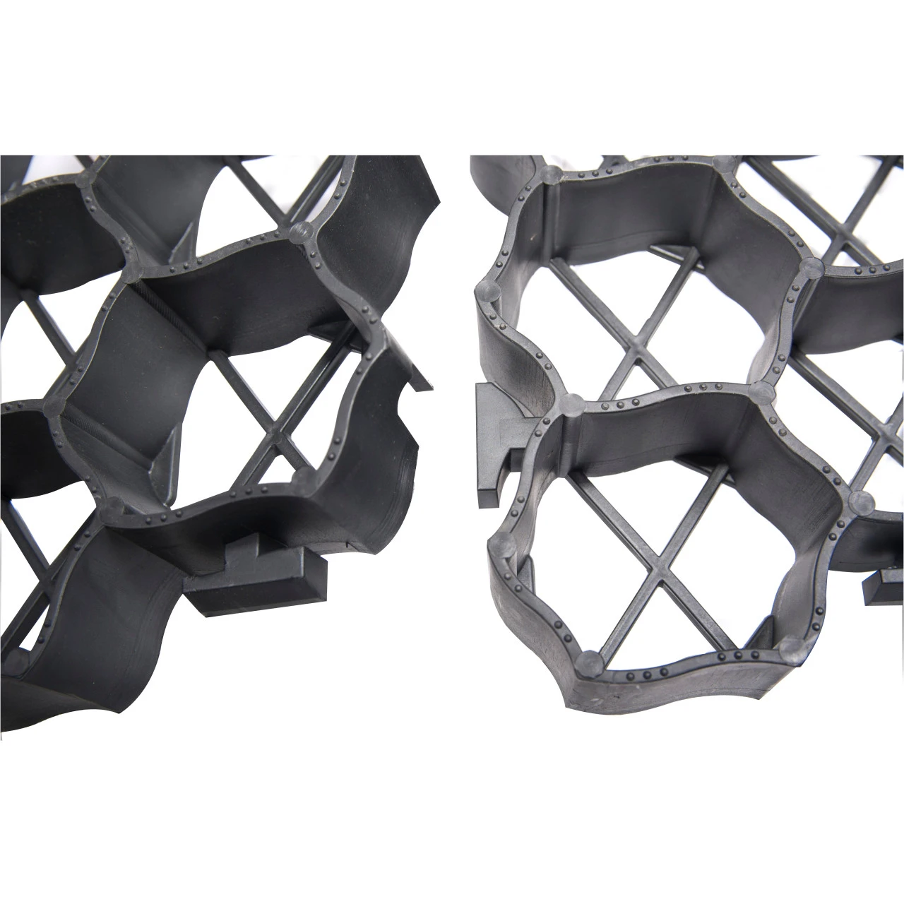 Rasengitter 59 X 39,5 X 3 Cm Aus Schwarzem Kunststoff 3 Rasengitter 59 X 39,5 X 3 Cm Aus Schwarzem Kunststoff – Bild 3