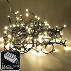 LED-Lichterkette 1,8 M Mit 24 LEDs, 8 Funktionen Und Timerfunktion