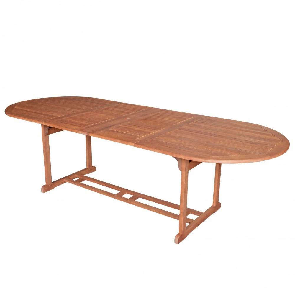 Gartentisch Lago, Ausziehbar, 180/260 X 100 X 75 Cm, Eukalyptus-Holz Geölt 2 Gartentisch Lago, Ausziehbar, 180/260 X 100 X 75 Cm, Eukalyptus-Holz Geölt – Bild 2