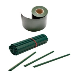 Zaun Sichtschutz Und Windschutz A1-Blickdicht Auf Rolle 19 Cm Breit Grün 3 Stück