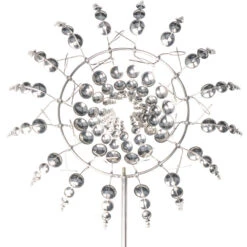 Windmühle Aus Metall Ø31 Cm Silber