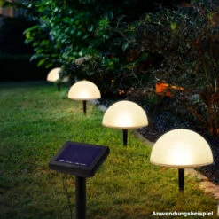 LED-Solargartenstecker-Set 5 Stück Halbkugel Mit Erdspießen -Garten Lust 2QUZm1Qapuzk2So 1280x1280