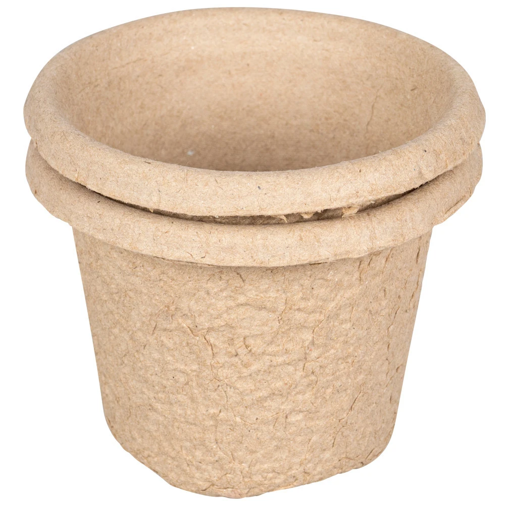 Anzuchttöpfe 8 X 11 Cm Rund, 2 Stück, Papier 1 Anzuchttöpfe 8 X 11 Cm Rund, 2 Stück, Papier