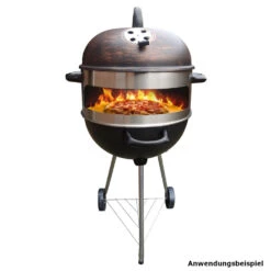 Kugelgrill Margherita Fahrbar Aus Metall Mit Pizza-Ring Und Pizzastein -Garten Lust 2QXVMVGBQSED8Ys 1280x1280