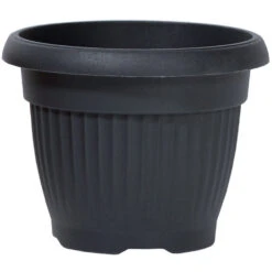 Prosperplast Blumentopf Terra Rund 35 Cm In Anthrazit