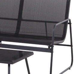 Lounge-Set 4-teilig, 4-Sitzer Mit Metallgestell, Tisch Und Stühlen -Garten Lust 2QfZrb7I9x7fM0E 1280x1280