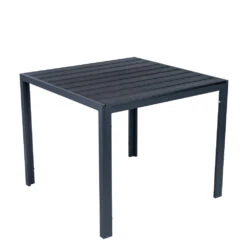 Gartentisch Nonwood 90 X 90 Cm Mit Aluminiumgestell