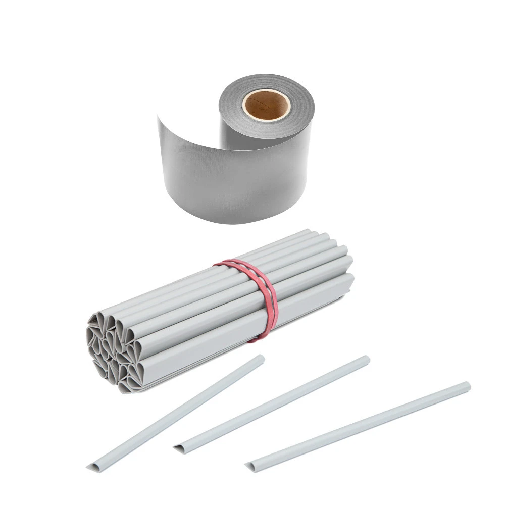 Zaun Sichtschutz Und Windschutz A1-Blickdicht 1 Rolle, 19 Cm Breit In Weißaluminium 1 Zaun Sichtschutz Und Windschutz A1-Blickdicht 1 Rolle, 19 Cm Breit In Weißaluminium