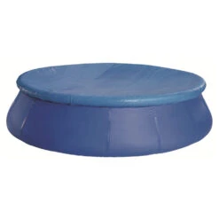 Poolabdeckung Rund Ø 244 Cm Aus Vinyl