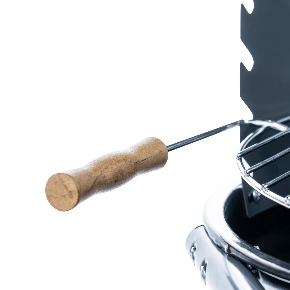 Grillwagen El Toro Fahrbar Aus Stahl In Schwarz Mit Warmhalterost 4 Grillwagen El Toro Fahrbar Aus Stahl In Schwarz Mit Warmhalterost – Bild 4