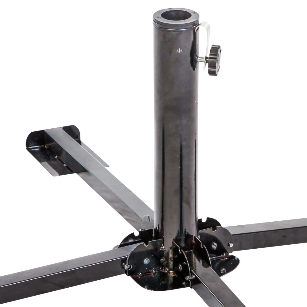 Sonnenschirmständer Aufklappbar 40 Cm Aus Metall In Schwarz 2 Sonnenschirmständer Aufklappbar 40 Cm Aus Metall In Schwarz – Bild 2