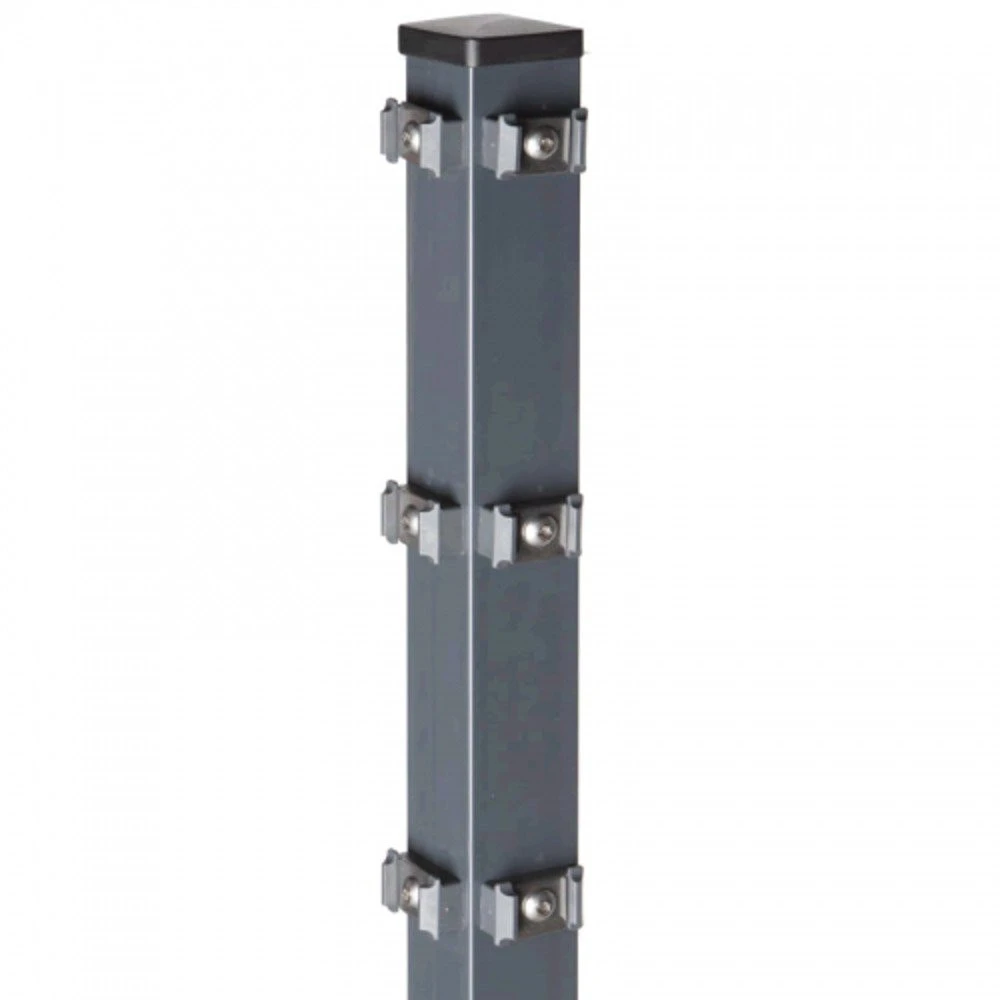 Zaun Eckpfosten Für Höhe 1m Typ PM Für Zaun Michl In Anthrazit 1 Zaun Eckpfosten Für Höhe 1m Typ PM Für Zaun Michl In Anthrazit