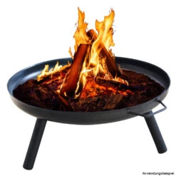 Feuerschale Ø 60 X 29 Cm Aus Eisen Mit Griffen -Garten Lust 2Qsr4hweOKejvoQ 1280x1280