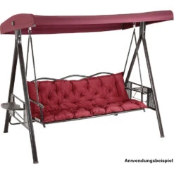 Hollywoodauflage 3 Sitzer 160x5x50 Cm, In Burgund -Garten Lust 2QtGZQvpQvVtB5W 1280x1280