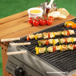 Schaschlikspieße 4 Stück 38,5 Cm Aus Edelstahl Mit Holzgriff -Garten Lust 2Qvb7nAFIiuSB6K 1280x1280