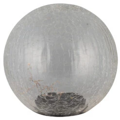 LED-Crashglas Kugel Ø 20cm Batteriebetrieben Mit 20 Warmweißen LEDs