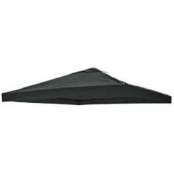 Ersatzdach In Dunkelgrau, Für Metallpavillon Lukas 3 X 3 M