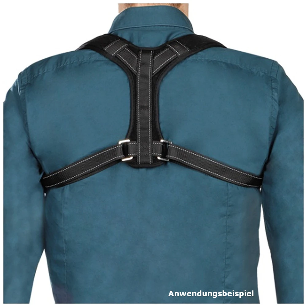 Rücken-Haltungsgurt 21 X 20 Cm In Schwarz 1 Rücken-Haltungsgurt 21 X 20 Cm In Schwarz