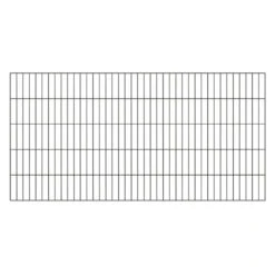 Doppelstab-Gittermatte Für Zaunhöhe 100 Cm Anthrazit