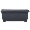 Prosperplast Blumenkasten Terra 60 Cm In Anthrazit, Für Den Außenbereich